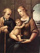 RAFFAELLO Sanzio Madonna with Beardless St Joseph sy oil on canvas